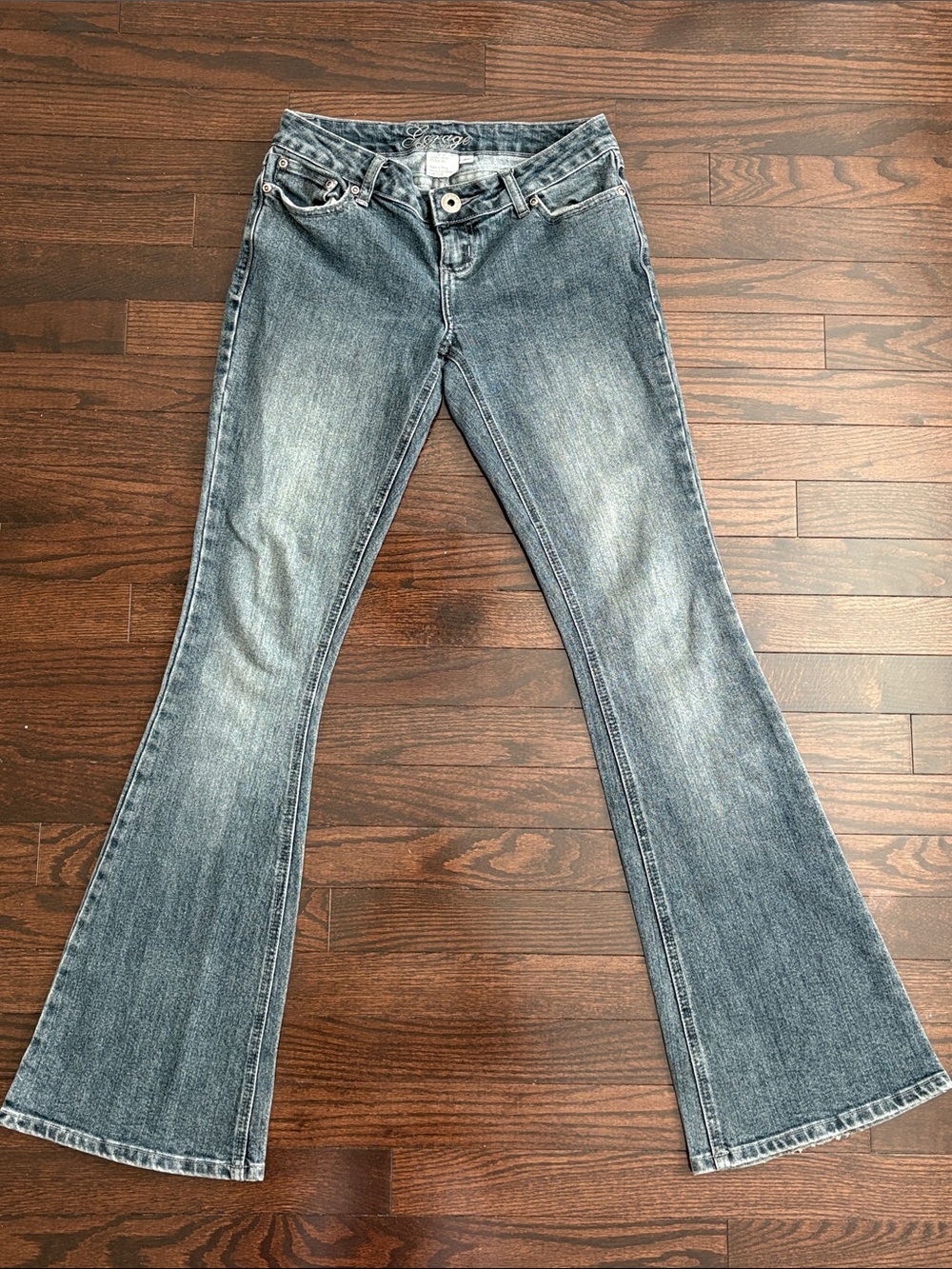 Y2K Vintage Garage Flared Low Rise Jeans